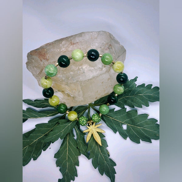 Ganja Green Bracelet - Everyday Mari J