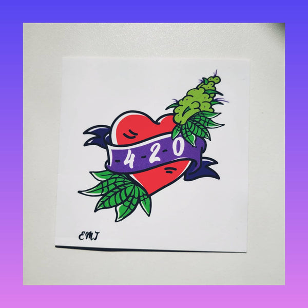 420 Stickers - Everyday Mari J